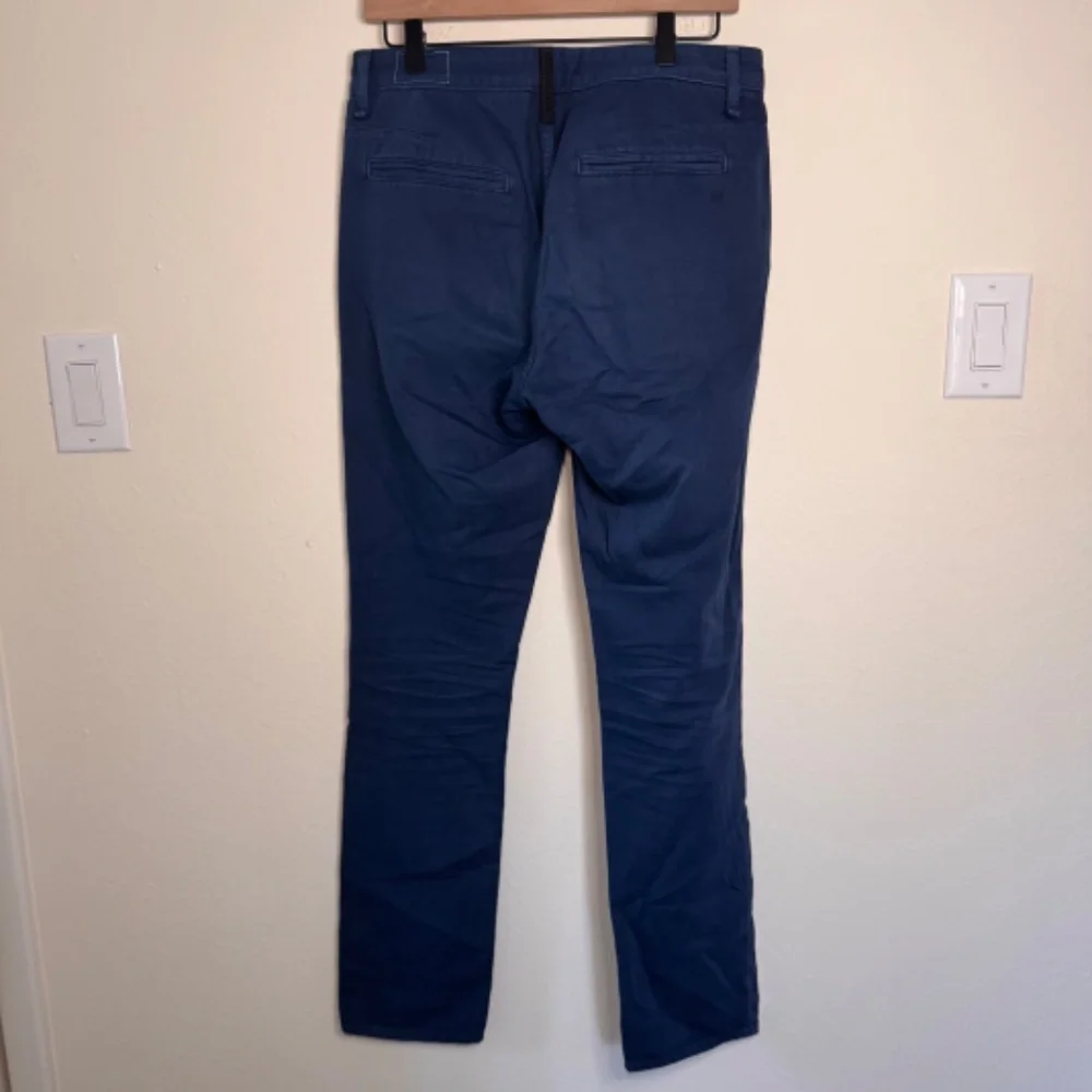 Rag & Bone Slim Fit Pants Men's Size 30 Deep Indigo Casual Cotton Hemp